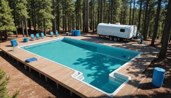 Comment les campings gèrent-ils l'eau de leurs bassins ?