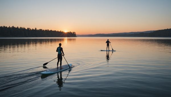 Le paddle s'impose comme la star des plans d'eau
