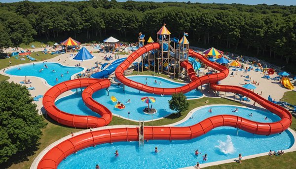 Quels sont les campings du Golfe du Morbihan en France qui ont un parc aquatique ?