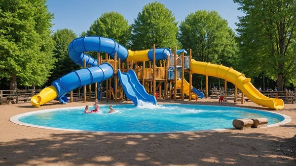 Camping le clot du jay avec un parc aquatique idéal pour les familles