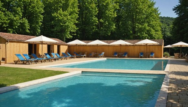 Profitez d'un camping avec piscine à sarlat aux chalets du périgord pour des vacances inoubliables