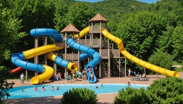 Découvrez les meilleurs campings avec parc aquatique en aveyron
