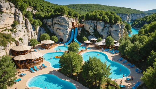 Plongez dans l'aventure avec notre camping en Ardèche et son parc aquatique