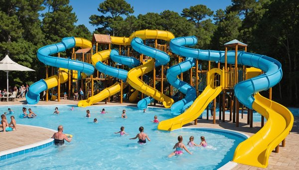 Plongez dans l'aventure avec les meilleurs campings avec parc aquatique dans les Landes