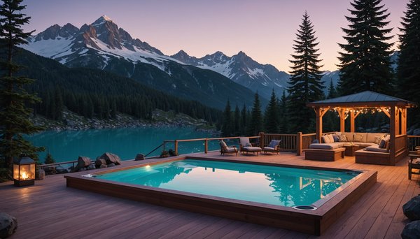 Vivez une expérience unique dans un camping avec piscine et spa dans les Alpes
