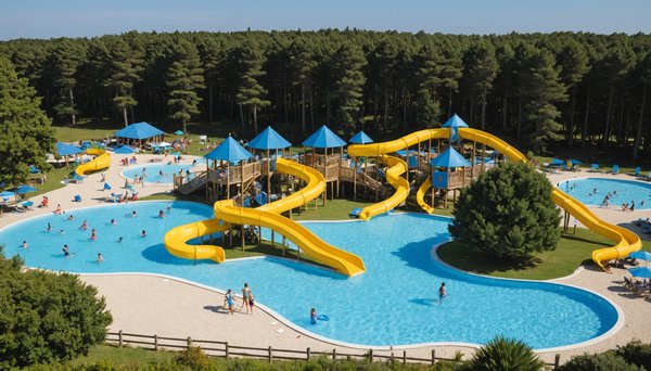 Quels sont les avantages d'un camping avec parc aquatique à Erdeven ?