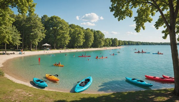 Quelles sont les activités aquatiques et les mesures de sécurité mises en place par le camping girondin du Vieux Moulin ?